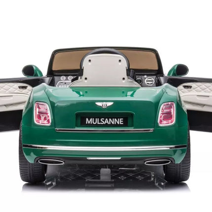 Vaikiškas elektromobilis Bentley Mulsanne, žalias