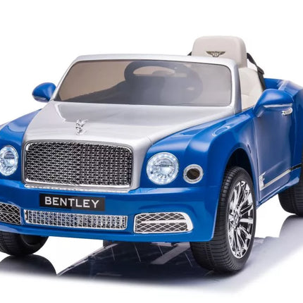 Vaikiškas elektromobilis Bentley Mulsanne, mėlynas