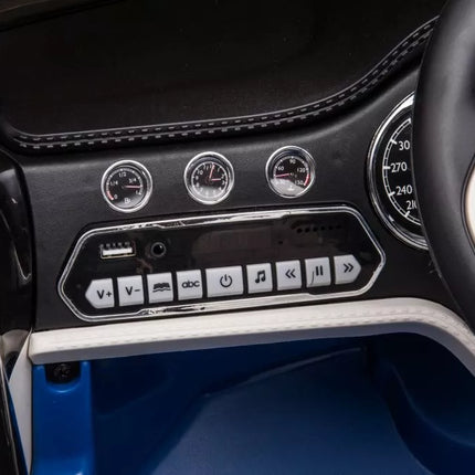 Vaikiškas elektromobilis Bentley Mulsanne, mėlynas