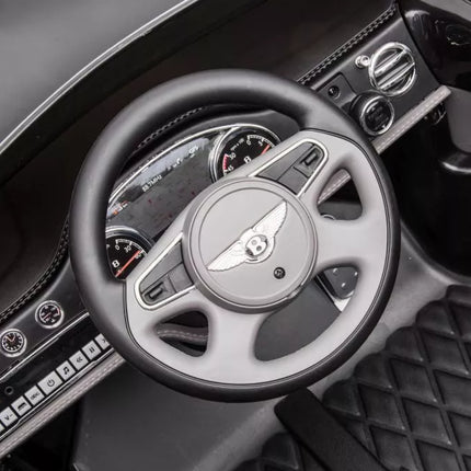 Vaikiškas elektromobilis Bentley Mulsanne, juodos spalvos