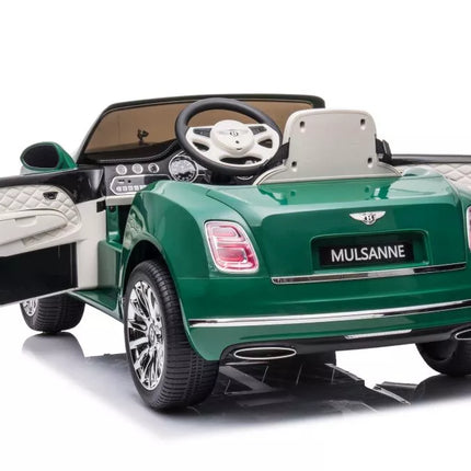 Akumuliatorinis automobilis Bentley Mulsanne, žalia spalva