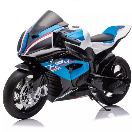 Motociklas su akumuliatoriumi BMW HP4 Race JT5001 mėlynas