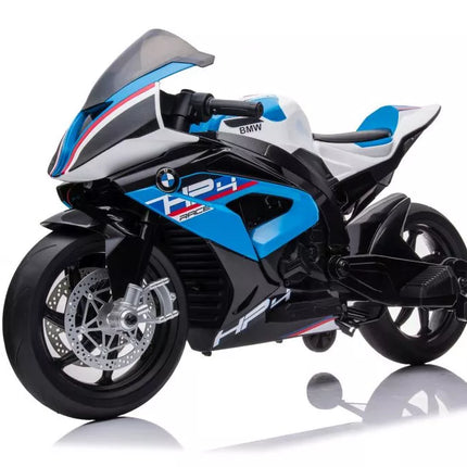 Motociklas su akumuliatoriumi BMW HP4 Race JT5001 mėlynas