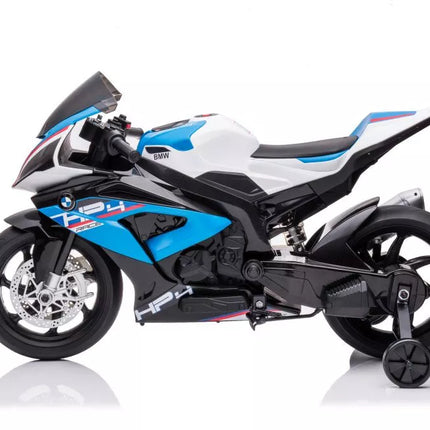 Motociklas su akumuliatoriumi BMW HP4 Race JT5001 mėlynas
