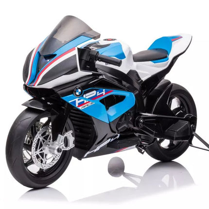 Motociklas su akumuliatoriumi BMW HP4 Race JT5001 mėlynas