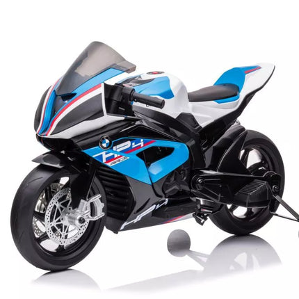 Motociklas su akumuliatoriumi BMW HP4 Race JT5001 mėlynas