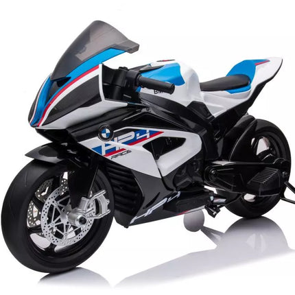 Motociklas su akumuliatoriumi BMW HP4 Race JT5001 baltas