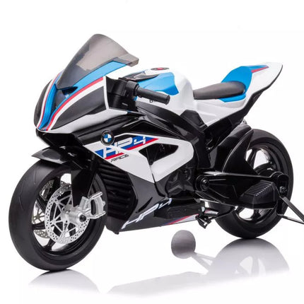 Motociklas su akumuliatoriumi BMW HP4 Race JT5001 baltas
