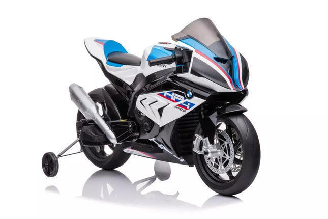 Motociklas su akumuliatoriumi BMW HP4 Race JT5001 baltas