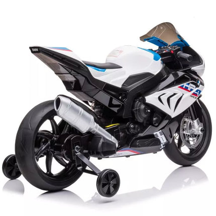 Motociklas su akumuliatoriumi BMW HP4 Race JT5001 baltas