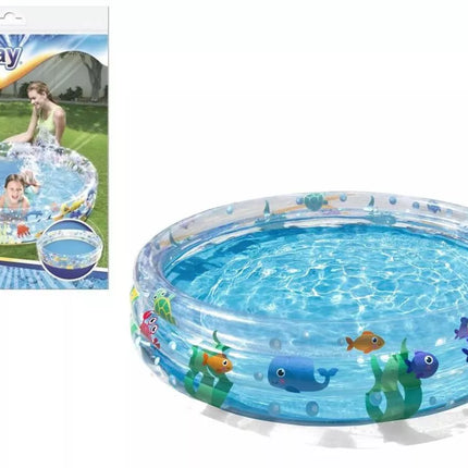 Vaikų pripučiamas baseinas „Jūros pasaulis“ 152 x 30 cm Bestway 51004