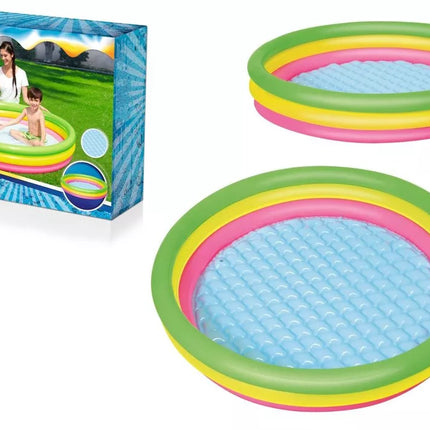 Pripučiamas baseinas vaivorykštė 152 cm x 30 cm Bestway 51103