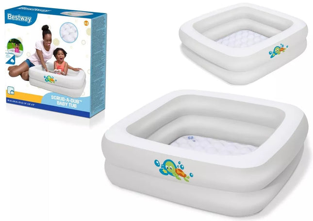 Pripučiamas baseinas 86 x 86 x 25 cm Bestway 51116