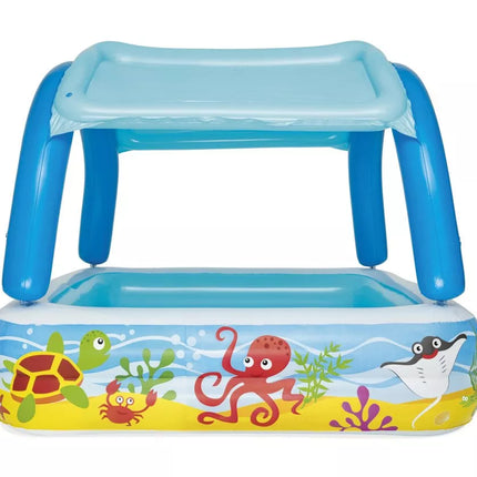 Pripučiamas baseinas vaikams su stogeliu 140 x 140 x 114 cm Bestway 52192