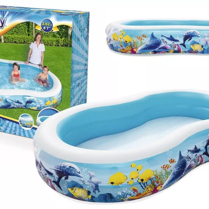 Pripučiamas baseinas "Ocean Pool" 262 x 157 x 46 cm Bestway 54118