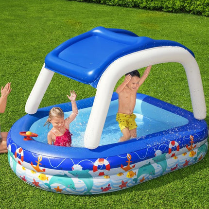 Pripučiamas baseinas su stogu 213 x 155 x 132 cm Bestway 54370