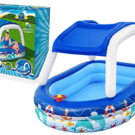 Pripučiamas baseinas su stogu 213 x 155 x 132 cm Bestway 54370