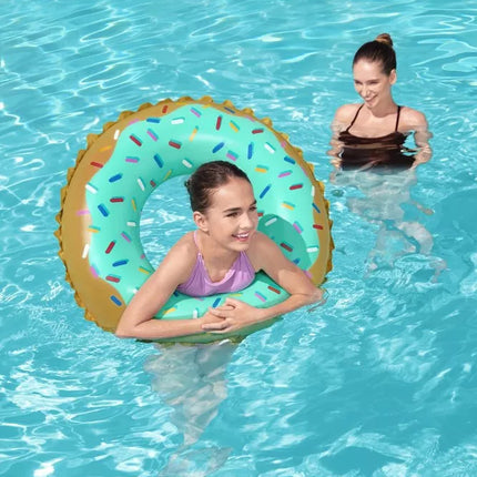 Pripučiamas plaukimo ratas "Mėtų spurgos", 91 cm, Bestway 36300