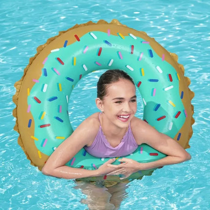 Pripučiamas plaukimo ratas "Mėtų spurgos", 91 cm, Bestway 36300