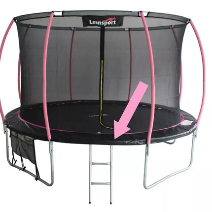 Spyruoklių uždangalas batutui Sport Max, 244 cm (8 pėdų), juodas-rožinis