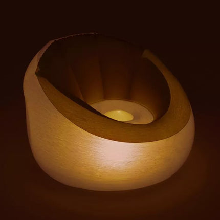 Pripučiamas šviečiantis fotelis Bestway 75086, 102 x 97 x 71 cm