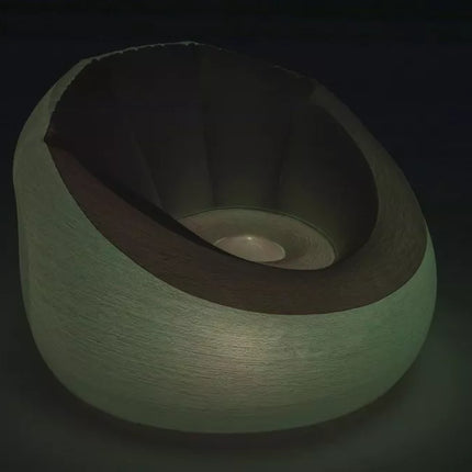 Pripučiamas šviečiantis fotelis Bestway 75086, 102 x 97 x 71 cm