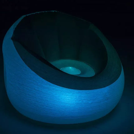 Pripučiamas šviečiantis fotelis Bestway 75086, 102 x 97 x 71 cm