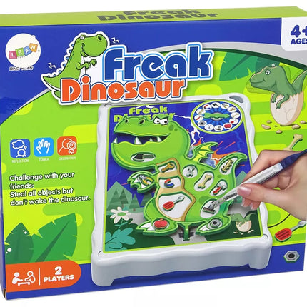 Pašėlęs dinozaurų stalo arkadinis žaidimas