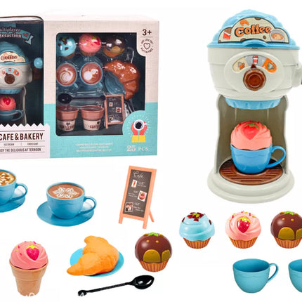 Saldainių rinkinys „Cafe Ice Cream Machine“ puodeliai keksiukai