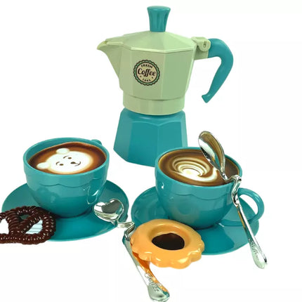 Kavos pyrago rinkinys, mėlynas