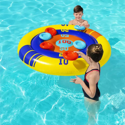 Pripučiamas žaidimas baseine Arkadinis skydas, Frisbee 140 cm Bestway 52566