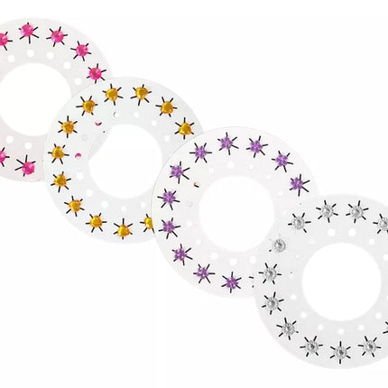 Papuošalų plaukų dekoracijų rinkinys, deimantų aplikatorius