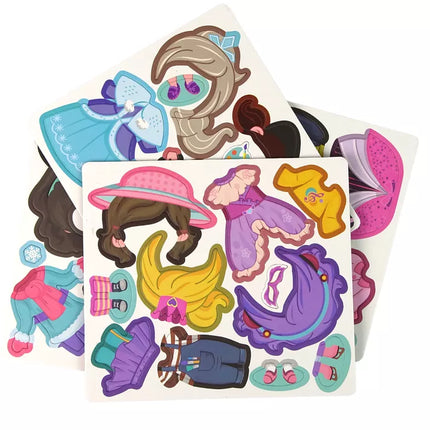 Magnetinė dėlionė-knyga „Persirengimo kostiumai“