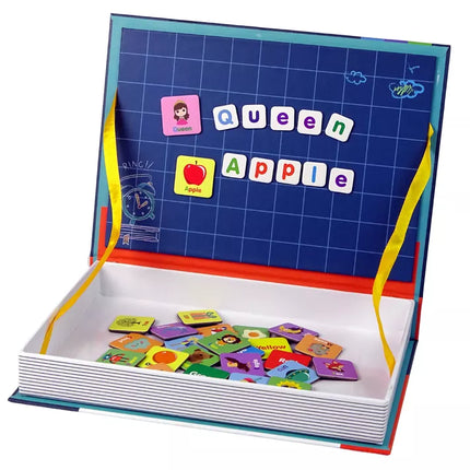 Magnetinė dėlionė-knyga Anglų abėcėlės paveikslėliai