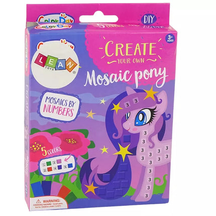 „Pasidaryk pats“ spalvoto mozaikinio arklio lupimo rinkinys