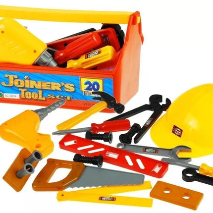 Įrankių rinkinys dėžutėje "Pasidaryk pats" šalmas, 20 elementų