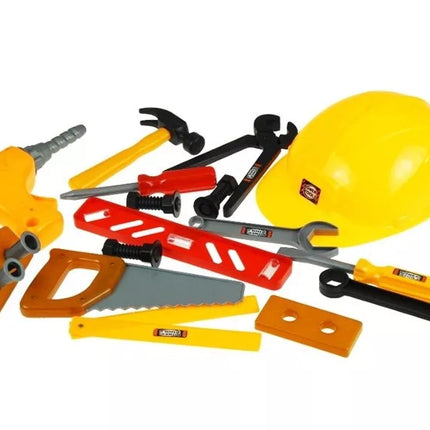 Įrankių rinkinys dėžutėje "Pasidaryk pats" šalmas, 20 elementų