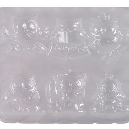 Pasidaryk pats tapybos rinkinys: švytinčios pelėdos iš gipso, magnetukai