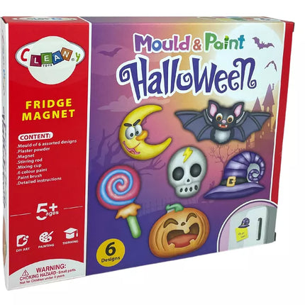 „Pasidaryk pats“ Helovino magnetukų gipso liejinių moliūgų rinkinys