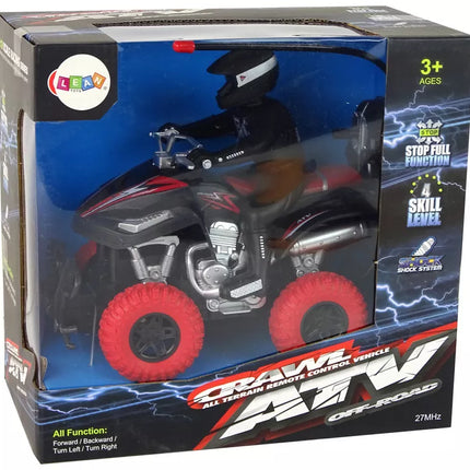 Keturių variklių keturratis bekelės automobilis + vairuotojas 1:18