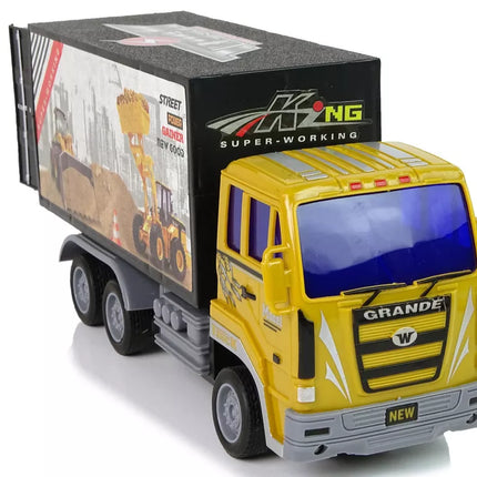 Nuotoliniu būdu valdomas sunkvežimis 1:24 Geltonas