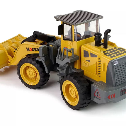 Didelis R/C ekskavatorius krautuvas Nuotoliniu būdu valdomas 360 laipsnių sukimasis LED žibintai