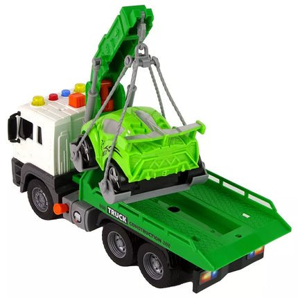 Automobilio transporteris pagalba kelyje Vilkikas 1:16 Žalias garsas šviesos