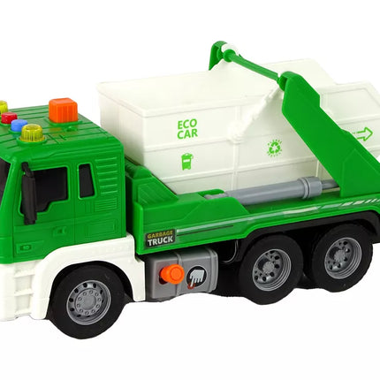 Šiukšliavežė, rūšiavimo, žalia, frikcinė pavara, 1:16