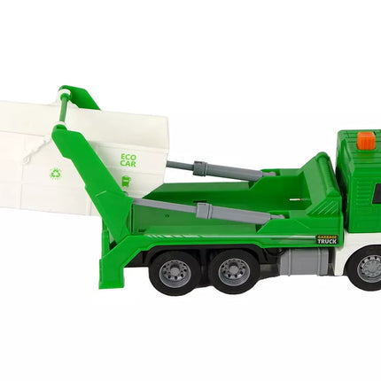 Šiukšliavežė, rūšiavimo, žalia, frikcinė pavara, 1:16