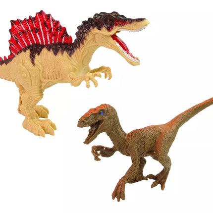 Didysis Juros periodo dinozaurų rinkinys + priedai. Mėgstantiems priešistorinius gyvūnus.