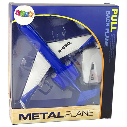 Keleivinis lėktuvas G-650, varomasis, garsas, šviesos, mėlynas