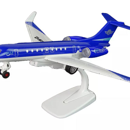 Keleivinis lėktuvas G-650, varomasis, garsas, šviesos, mėlynas