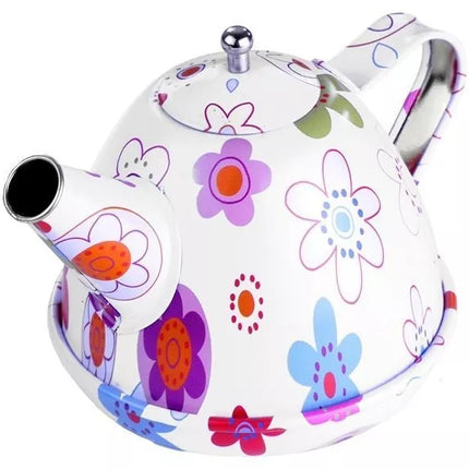 Gražus metalinis arbatos servizo virtuvės rinkinys