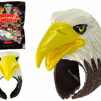 Žiedas ant rankos, edukaciniai gyvūnai, erelis